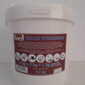 CALCIU VITAMINIZAT GALEATA 3-5 % x 6 kg(5+1gratis)